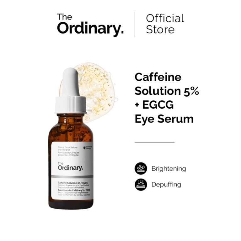 The Ordinary Caffeine Solution 5% + EGCG Eye Serum: Fungsi dan Panduan Guna