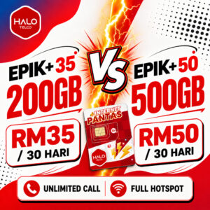 Panduan Pelan Data Simkad TuneTalk HaloTelco Prepaid