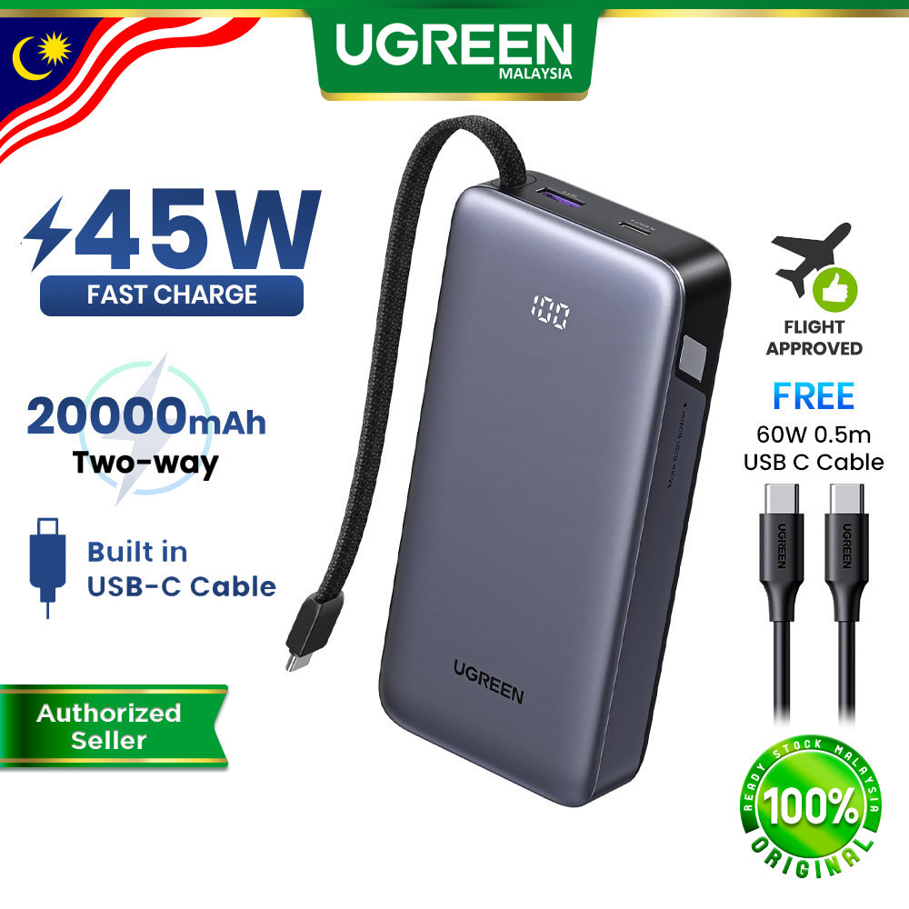 UGREEN 45W Nexode Powerbank 20000mAh
