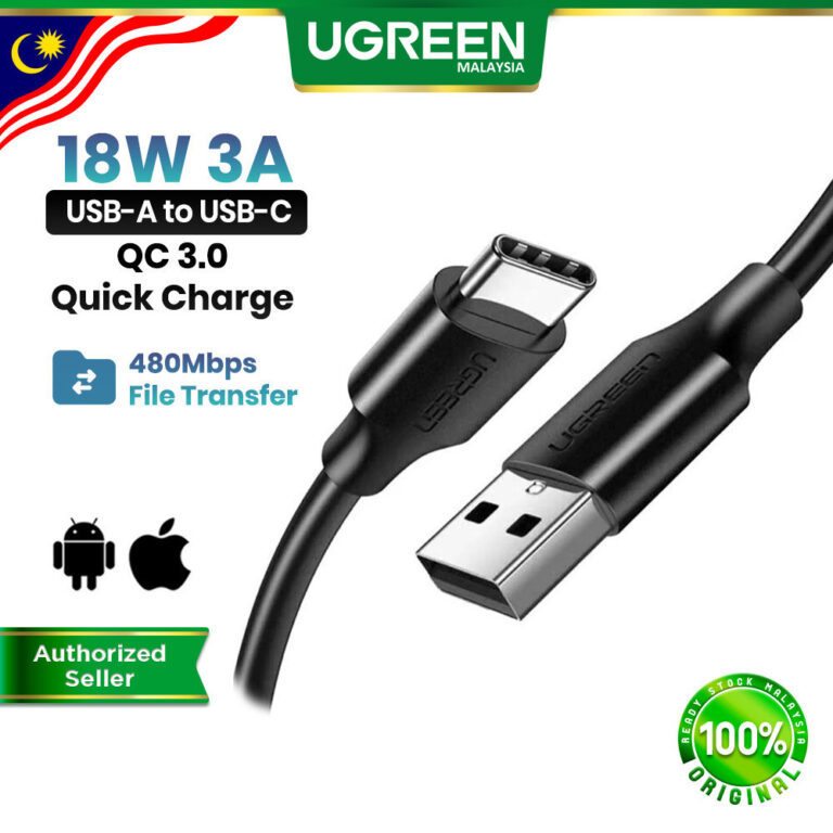 Kabel UGREEN USB A ke Type C 18W QC 3.0