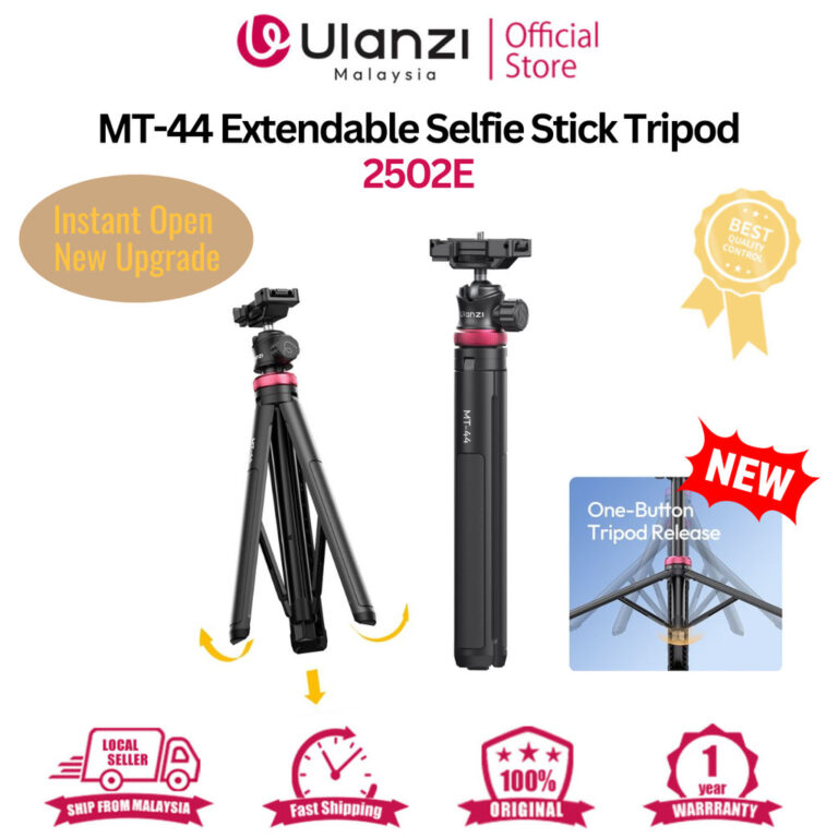 Ulanzi Extendable Vlog Tripod MT-44: Ciri, Kegunaan dan Pilihan Varian