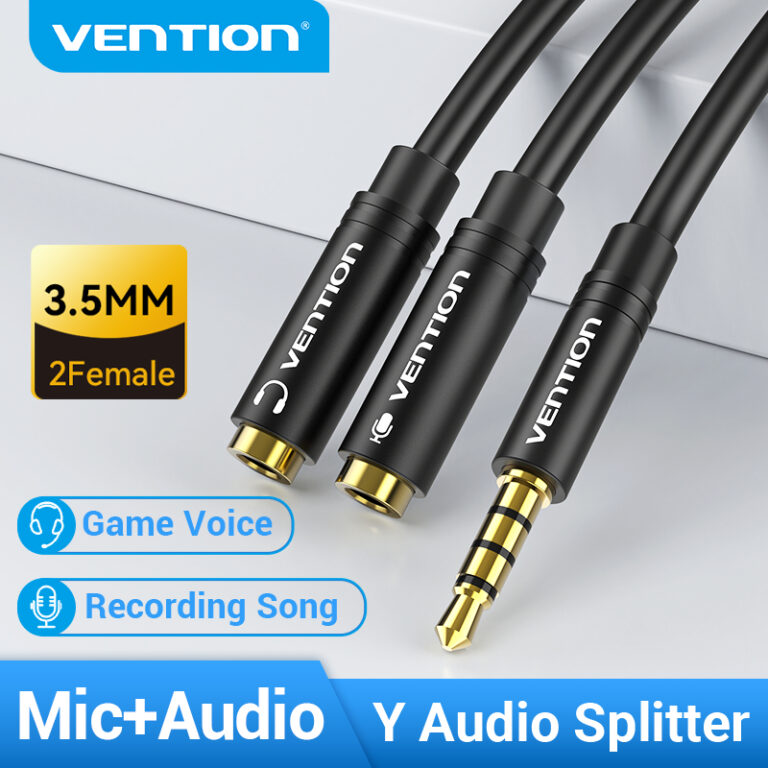 Vention 3.5mm Headset Splitter Adapter: Cara Sambung Headset Gaming ke Laptop