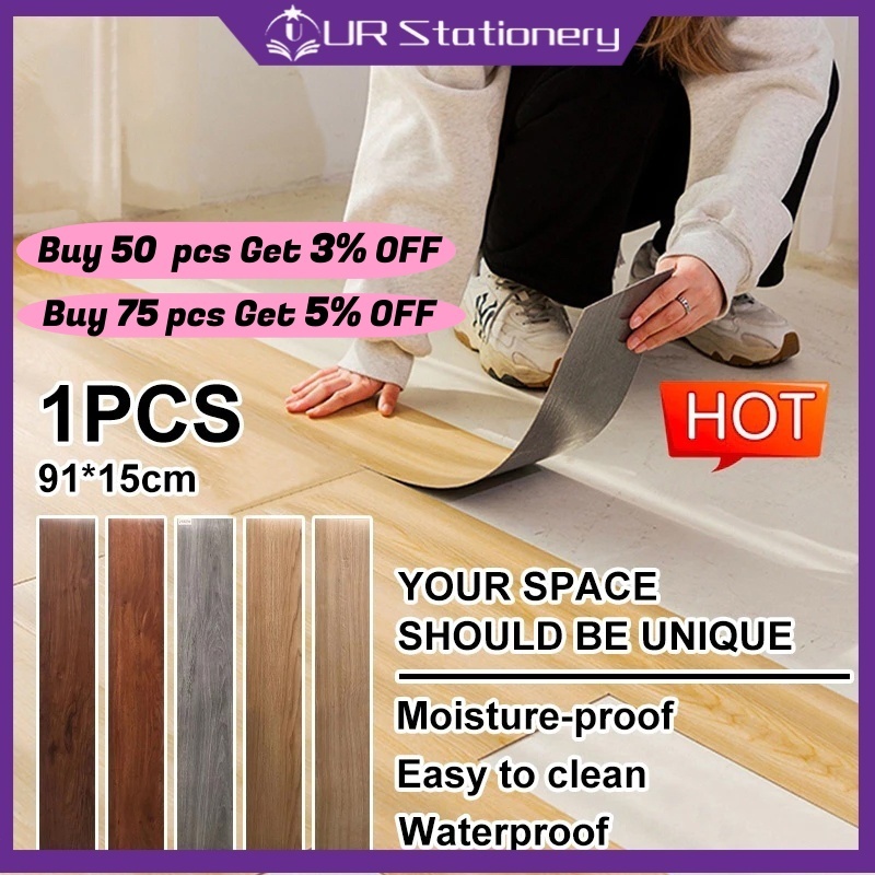 Vinyl Flooring 2mm J22: Pilihan Pelekat Mandiri Bertekstur Kayu