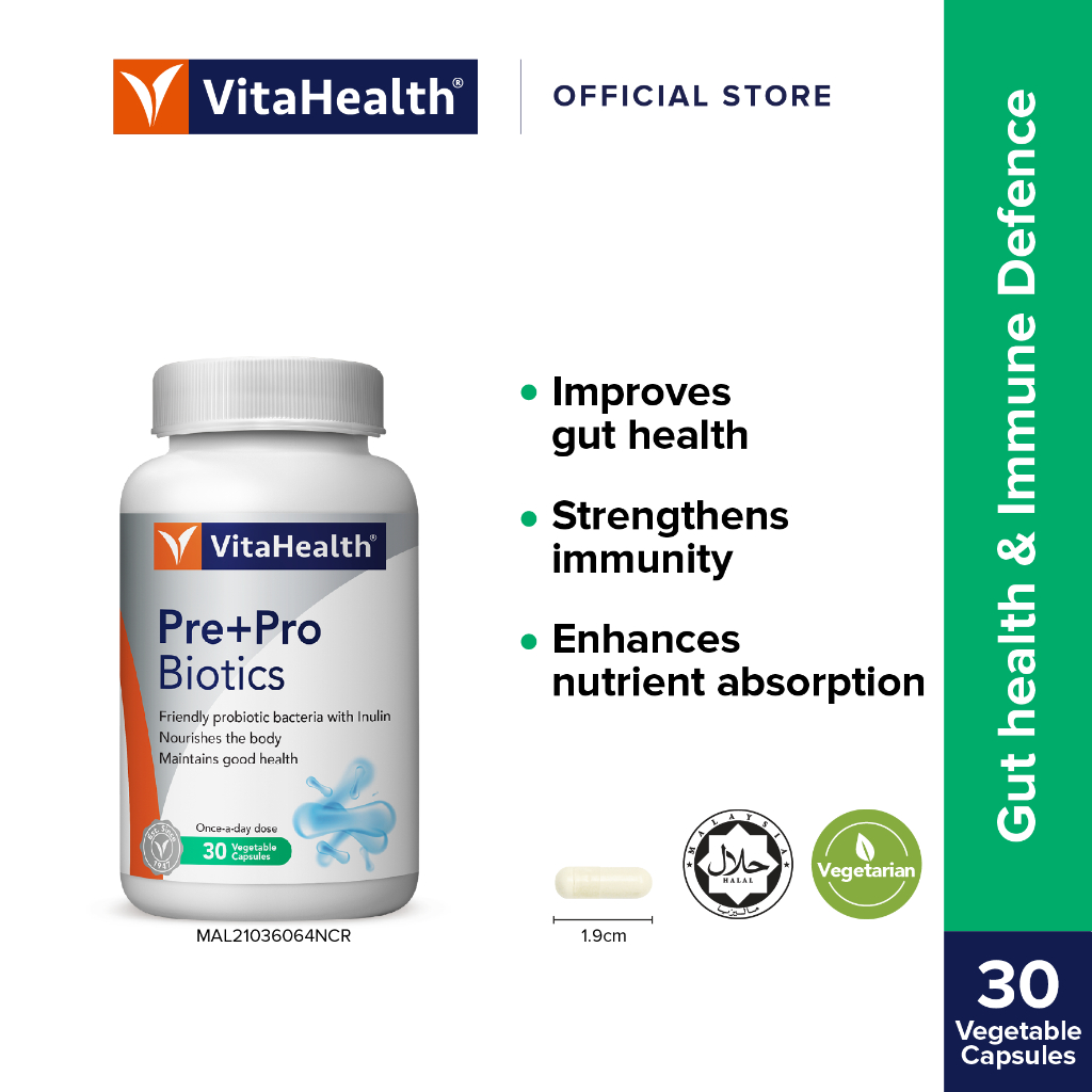 VitaHealth Pre+ProBiotics: Ciri dan Manfaat untuk Kesihatan Usus