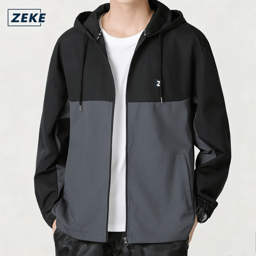 ZEKE C0047 Men's Waterproof Hooded Jacket: Ciri dan Keputusan Membeli